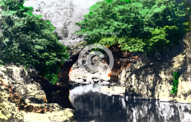 Roman bridge at Bettws-y-Coed, Gwynedd, 1926.Artist: Cavenders Ltd