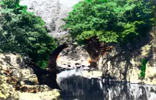 Roman bridge at Bettws-y-Coed, Gwynedd, 1926.Artist: Cavenders Ltd
