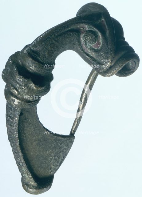 Roman brooch with enamelling. Creator: Unknown.