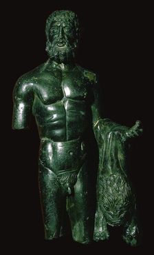 Roman bronze of Hercules