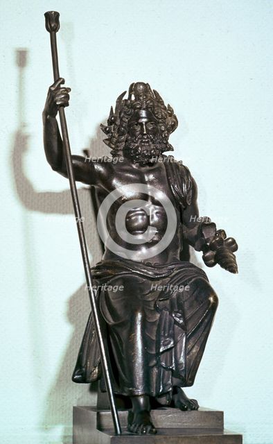 Roman bronze of Jupiter. Artist: Unknown
