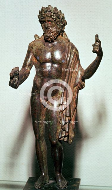 Roman bronze of Poseidon. Artist: Unknown