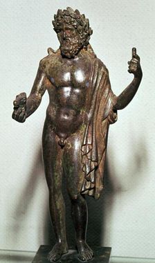 Roman bronze of Poseidon