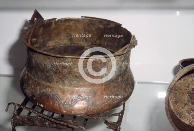 Roman bronze cooking-pot Artist: Unknown.