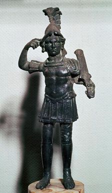 Roman bronze deity, 2nd century