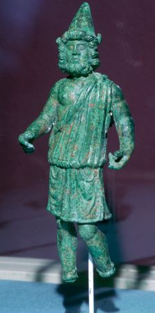 Roman bronze statuette of Vulcan found at Rainesse Farm, Catterick, Yorkshire
