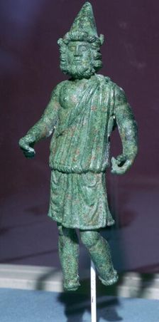 Roman bronze statuette of Vulcan found at Rainesse Farm, Catterick, Yorkshire