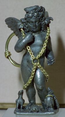 Roman bronze statuette of Harpocrates