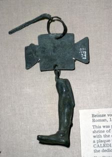Roman bronze votive Leg, 1st-2nd century