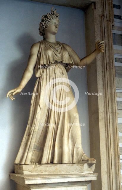 Roman goddess Juno, wife and sister of Jupiter, Queen of Heaven. Artist: Unknown