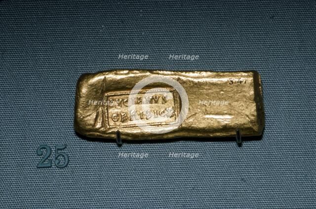 Roman Gold Bar, c4th-5th century. Artist: Unknown.