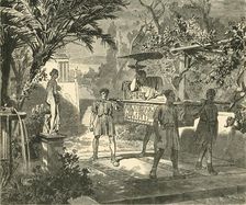 Roman Garden Scene 1890. Creator: Unknown