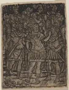 Roman General Addressing His Troops, c. 1510/1530. Creator: Unknown