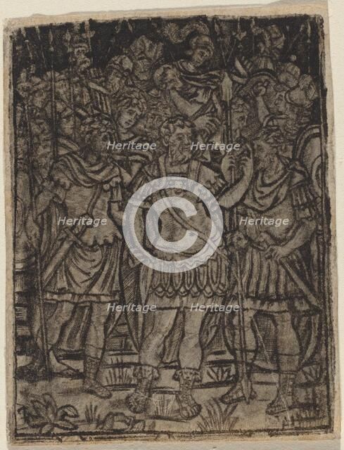 Roman General Addressing His Troops, c. 1510/1530. Creator: Unknown.