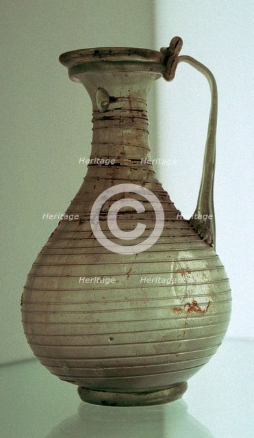 Roman Glass Bottle. Artist: Unknown