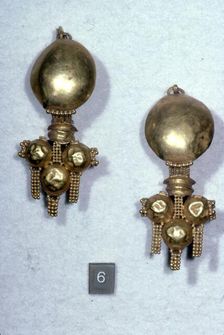 Roman Earrings from Samsun in Asia Minor, 3rd Century