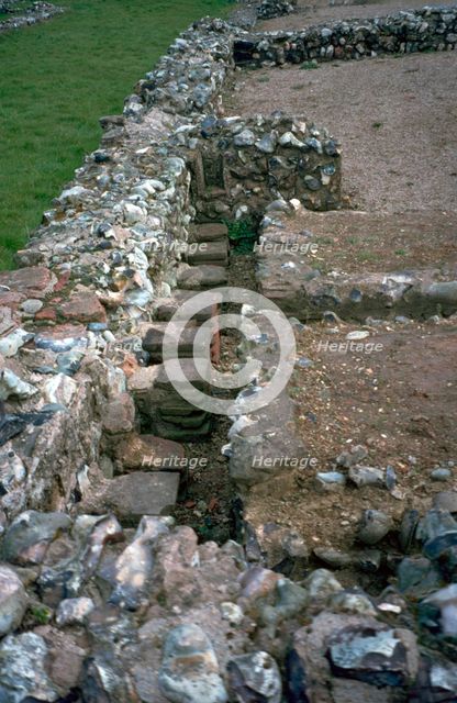 Roman Fort at Caister-on-Sea, built around 200 AD. Artist: Unknown