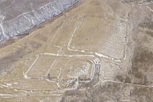 Roman fort, fortlets, camps and a medieval settlement and chapel, Chew Green, Northumberland, 2015. Creator: Historic England