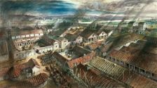 Roman fort in London, (c122 AD?). Creator: Unknown
