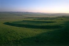 Roman fortlet on Swarthy Hill near Maryport, Cumbria, 1996. Artist: J Richards