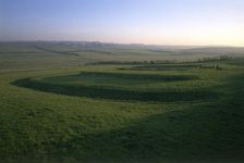 Roman fortlet on Swarthy Hill near Maryport, Cumbria, 1996. Artist: J Richards