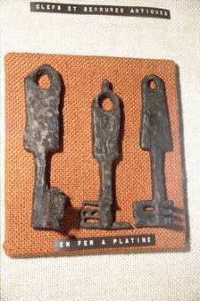 Roman keys, Alesia, France, c1st century