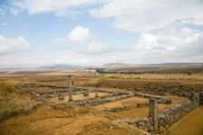 Roman houses in Numantia (Numancia), Spain, 2007. Creator: Samuel Magal