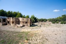 Roman houses in Olympia, Greece. Creator: Samuel Magal