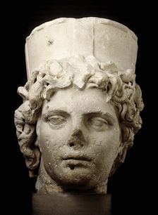 Roman Head of a Male Deity, Perhaps Aristaeus, 2nd century. Creator: Unknown