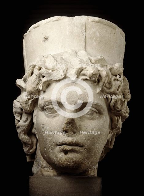 Roman Head of a Male Deity, Perhaps Aristaeus, 2nd century. Creator: Unknown.