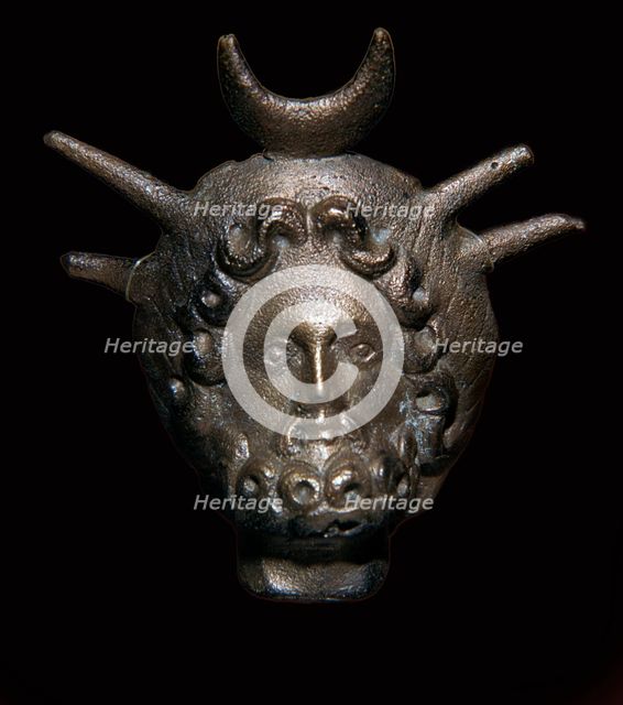 Roman head of Helioserapis. Artist: Unknown