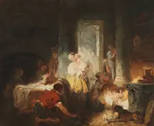 Roman Interior, ca. 1760. Creator: Jean-Honore Fragonard