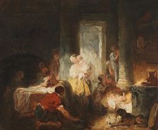Roman Interior, ca. 1760. Creator: Jean-Honore Fragonard