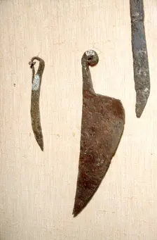 Roman Iron Knives, Alesia, France, c1st century