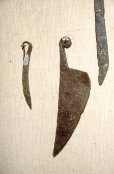 Roman Iron Knives, Alesia, France, c1st century