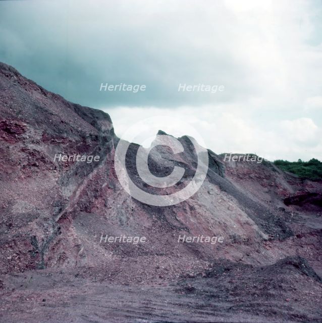 Roman iron ore workings, Forest of Dean, c1955.  Creator: Arthur Charles Kirby Ware.