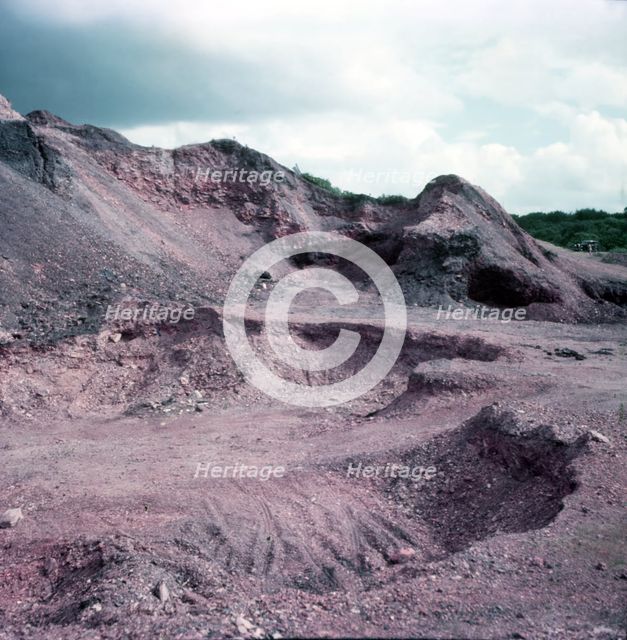 Roman iron ore workings, Forest of Dean, c1955.  Creator: Arthur Charles Kirby Ware.