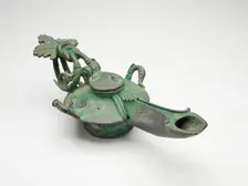 Roman Oil Lamp Found in Sri Lanka, c. 1st/2nd century. Creator: Unknown