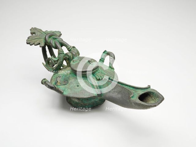 Roman Oil Lamp Found in Sri Lanka, c. 1st/2nd century. Creator: Unknown.