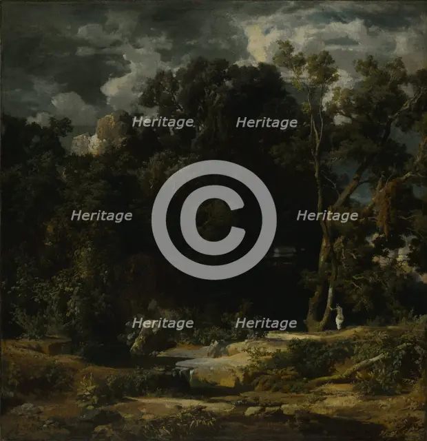Roman Landscape, 1852. Artist: Böcklin, Arnold (1827-1901)