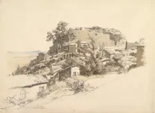 Roman Landscape near Rocca di Papa, 1866. Creator: Ernst Furchtegott Mohn