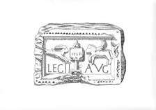 Roman legionary emblem, c1985-c1989. Artist: Frank Gardiner