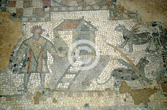 Roman mosaic, Newport Villa, Isle of Wight, c280AD. Artist: Unknown.