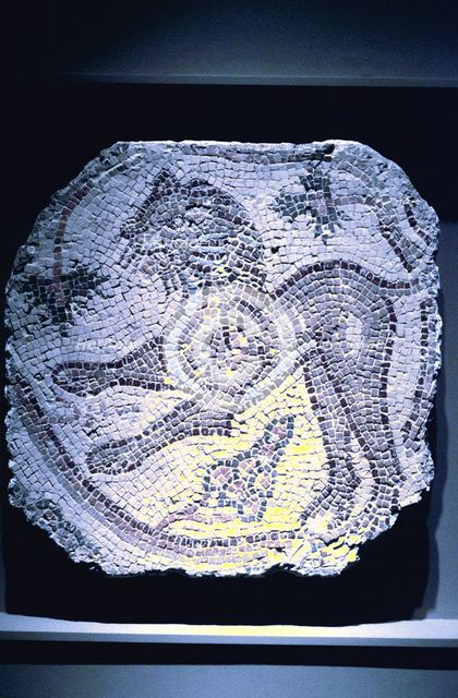 Roman mosaic of a lion. Artist: Unknown