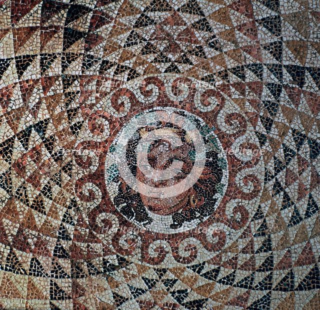 Roman mosaic of Dionysus. Artist: Unknown