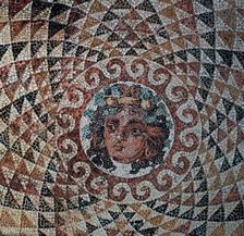 Roman mosaic of Dionysus