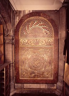 Roman mosaic floor from Bucklersbury, London, (1870). Creator: Unknown