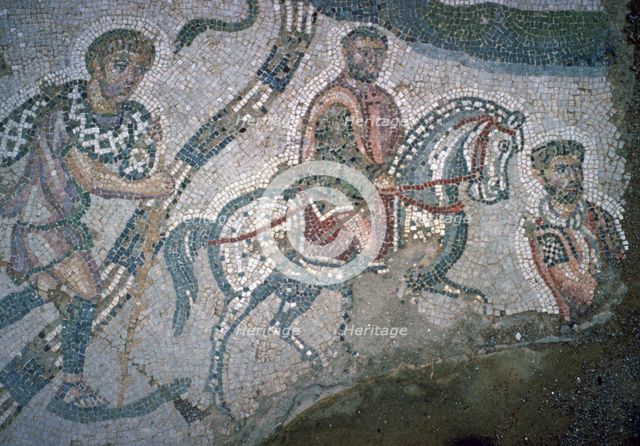 Roman mosaic from Bulla Regia, 2nd century BC. Artist: Unknown
