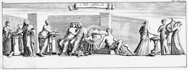 Roman marriage ceremony. Artist: Unknown