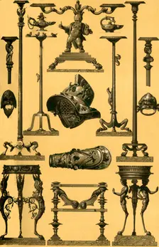 Roman metalwork, (1898). Creator: Unknown